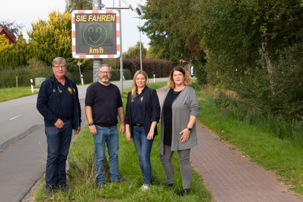 Wir haben es geschafft – unsere Geschwindigkeitstafel ist da!